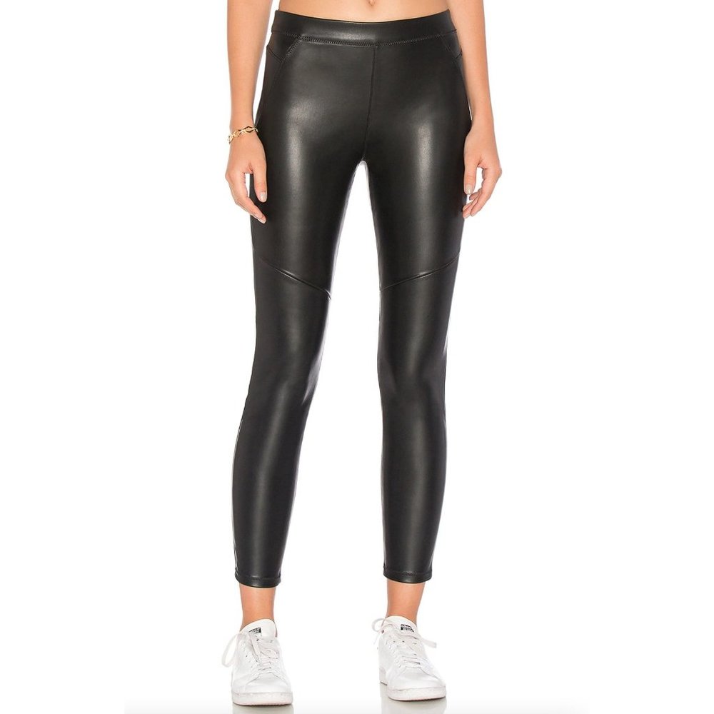 Free People Revolve Vegan Leather High Waist Legging Black Size 28 - Picture 11 of 15